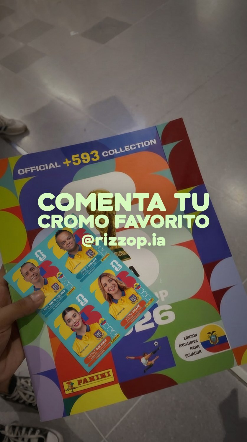 Cierre visual que invita a comentar el cromo favorito