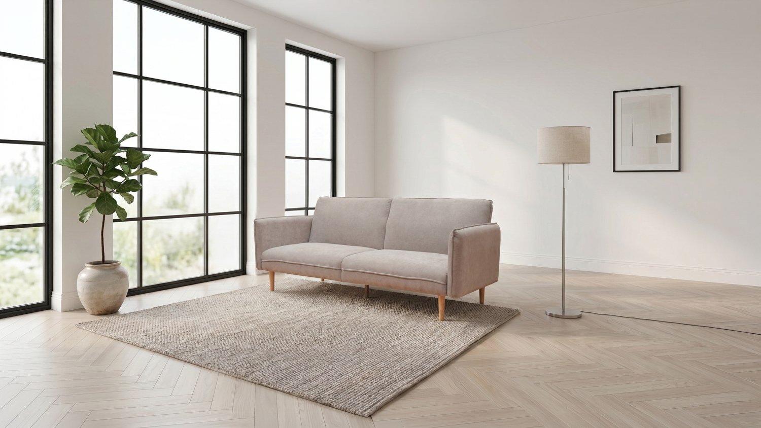 Sofá cama Montecarlo · Ambientación de producto