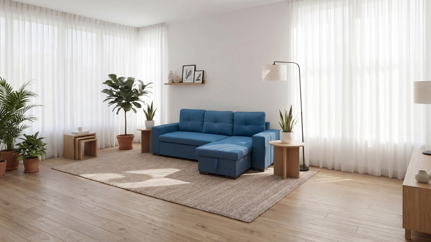 Sofá cama Oslo · Ambientación de producto
