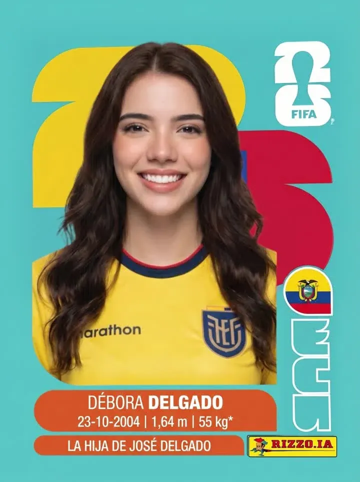 Cromo de Débora Delgado