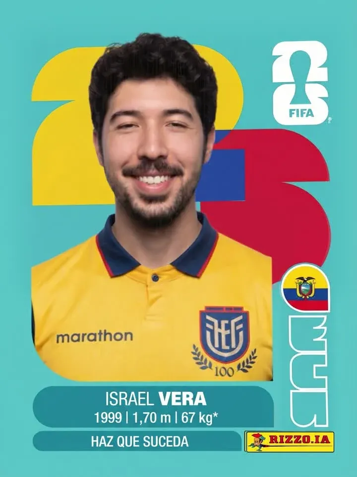 Cromo de Israel Vera