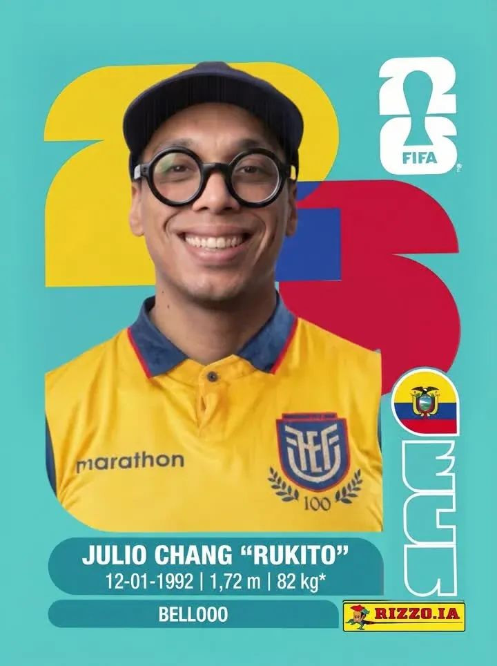 Cromo de Julio Chang