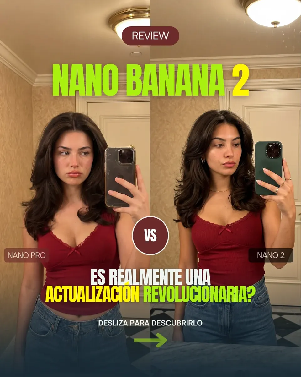 Pieza 1 de la publicación Nano Banana Pro vs Nano Banana 2